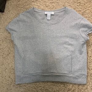 Andrea Jovine Weekend Lounge Top M Gray EUC